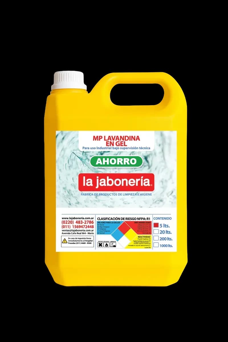 Lavandina en gel linea ahorro