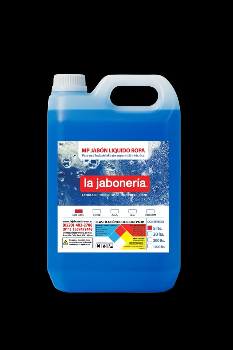 Jabón Líquido Económico Azul