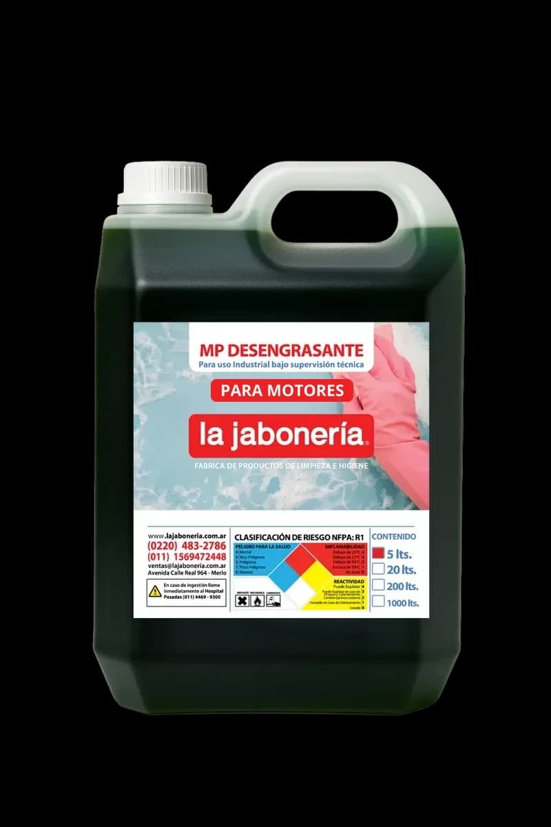 Desengrasante para motores