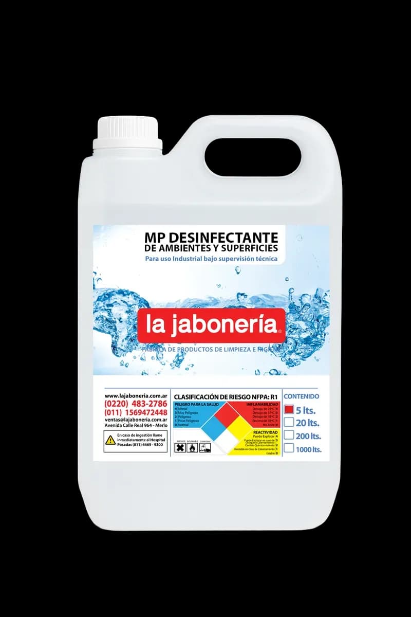 Desinfectante Ambientes y Superficies