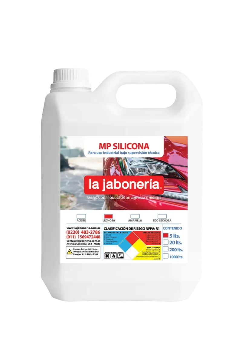 Silicona Lechosa — Línea Automotor · La Jabonería