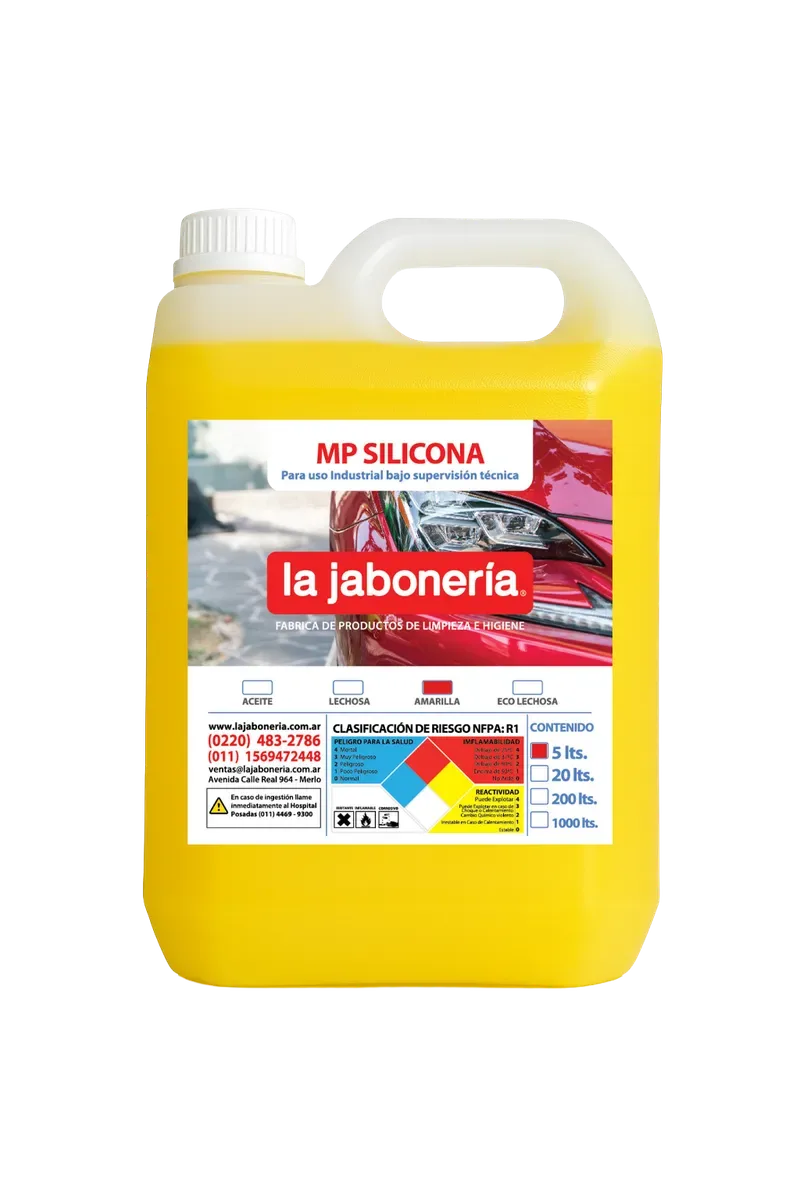 Silicona Amarilla — Línea Automotor · La Jabonería