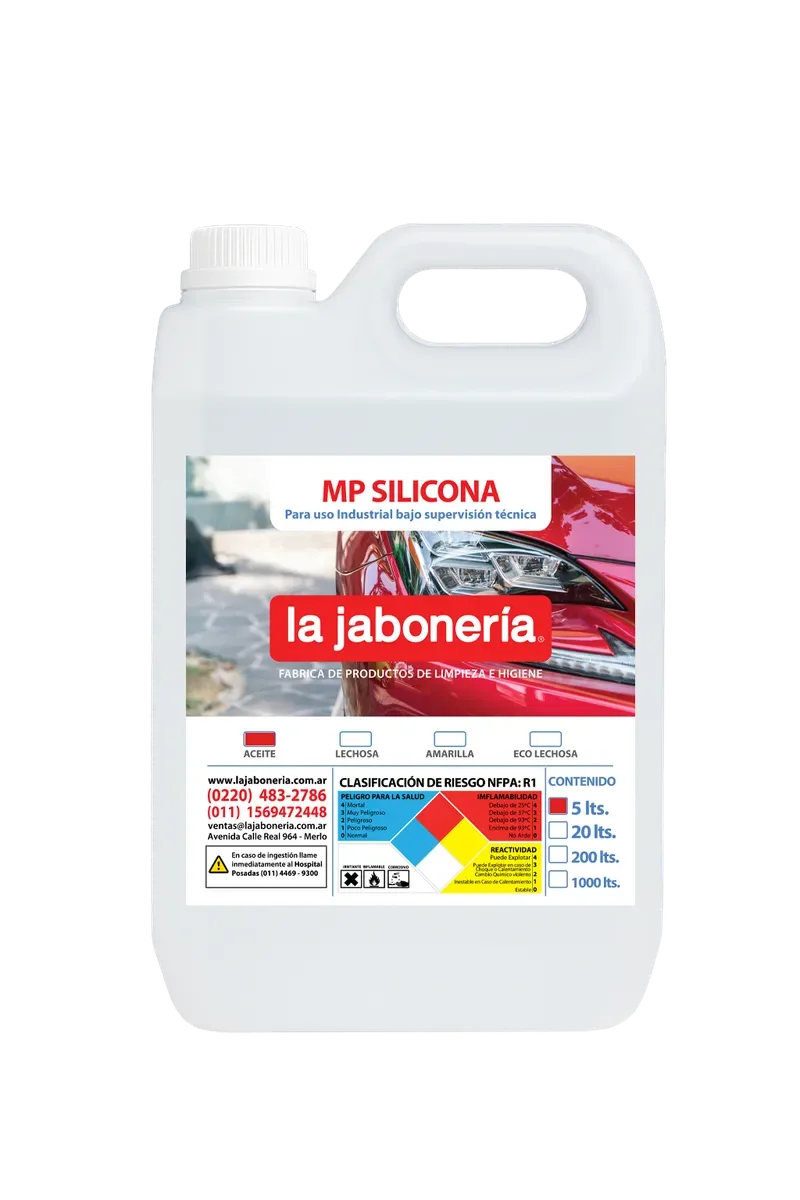 Silicona al Aceite — Línea Automotor · La Jabonería