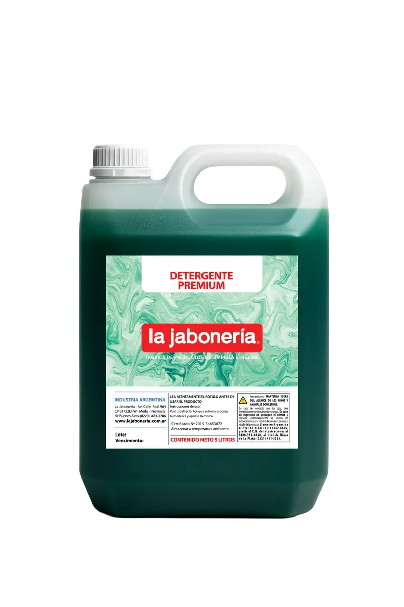 Detergente Premium — Lavado de Vajilla · La Jabonería