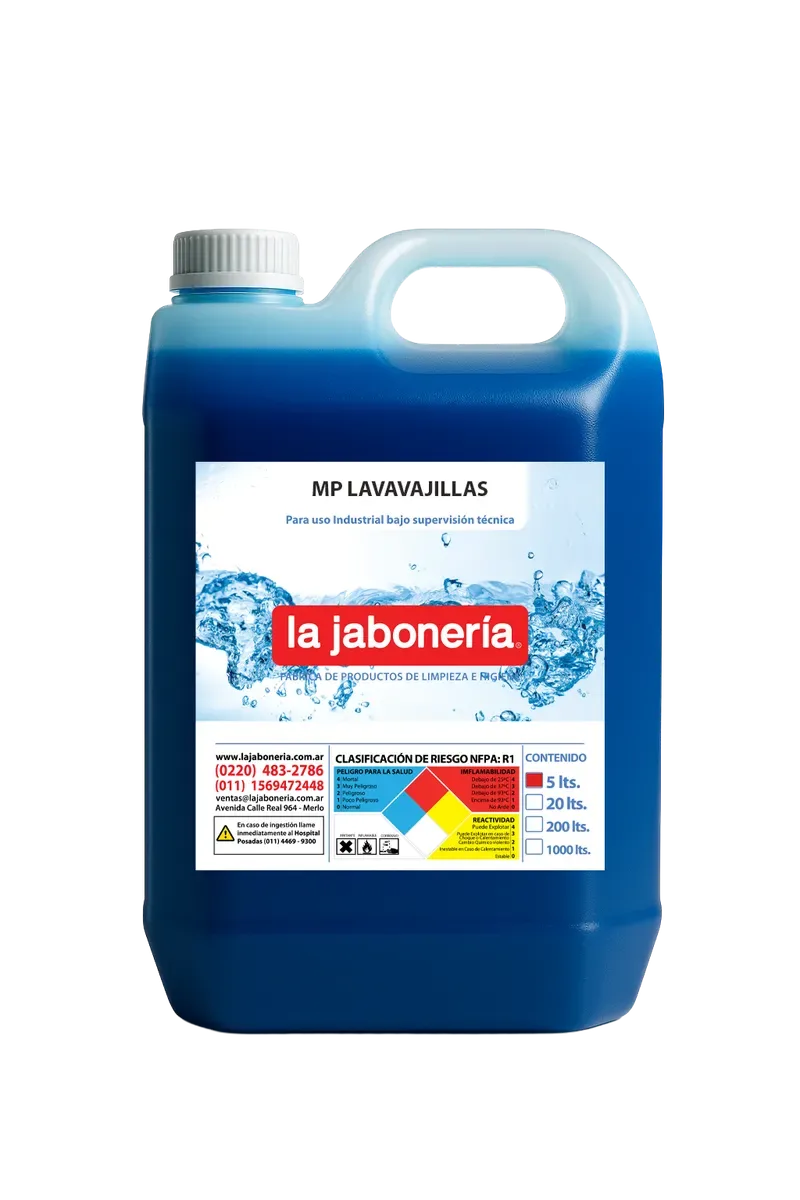 Detergente lavavajillas — Lavado de Vajilla · La Jabonería