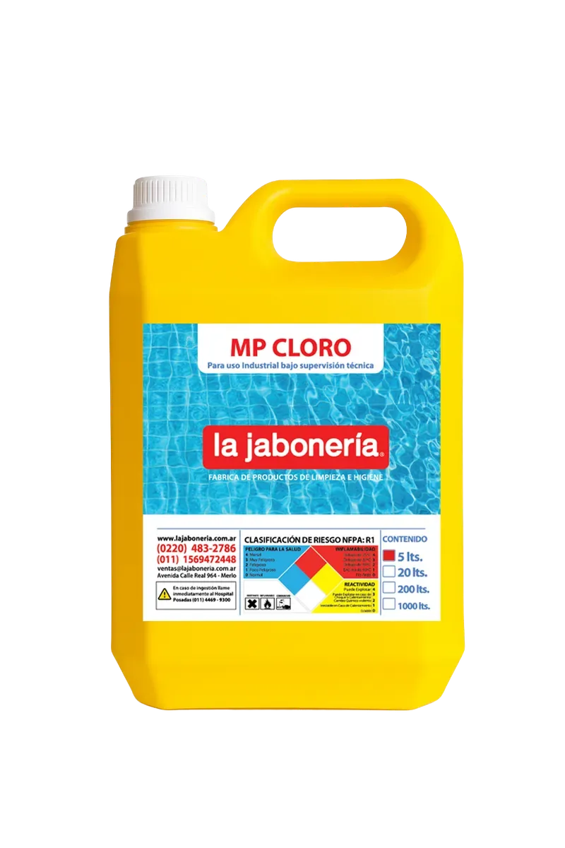 Cloro — Desinfección · La Jabonería