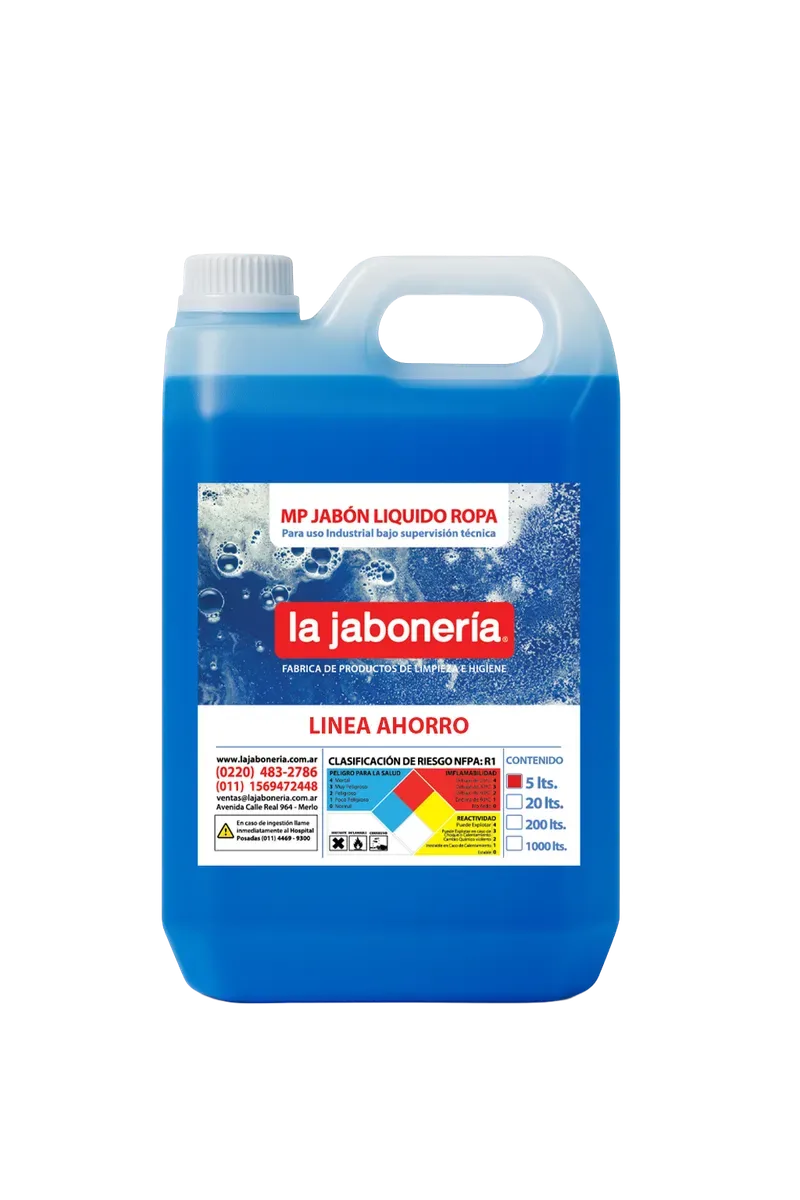 Jabón Azul Línea Ahorro — Lavado de Ropa · La Jabonería