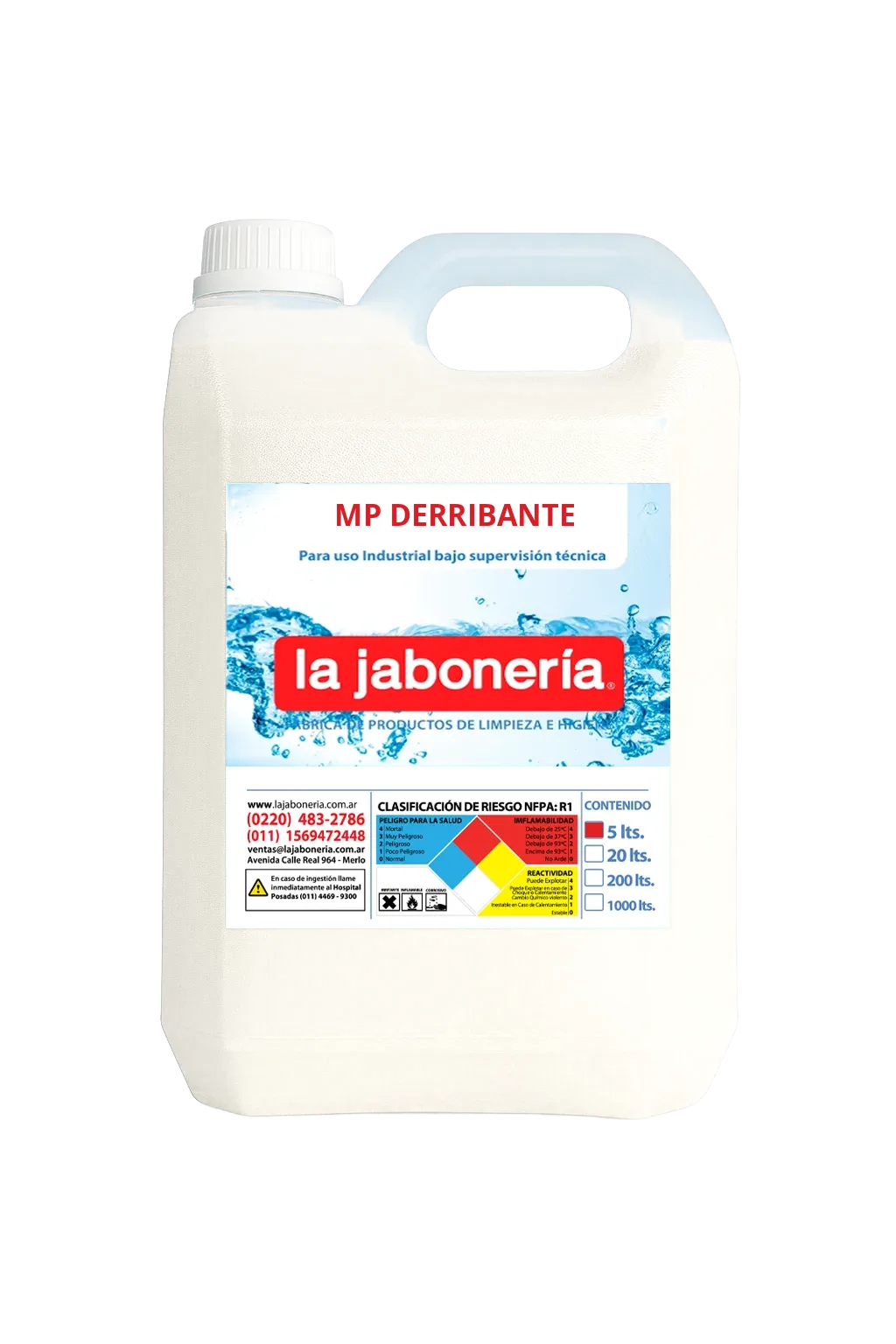 Derribante — Limpieza · La Jabonería