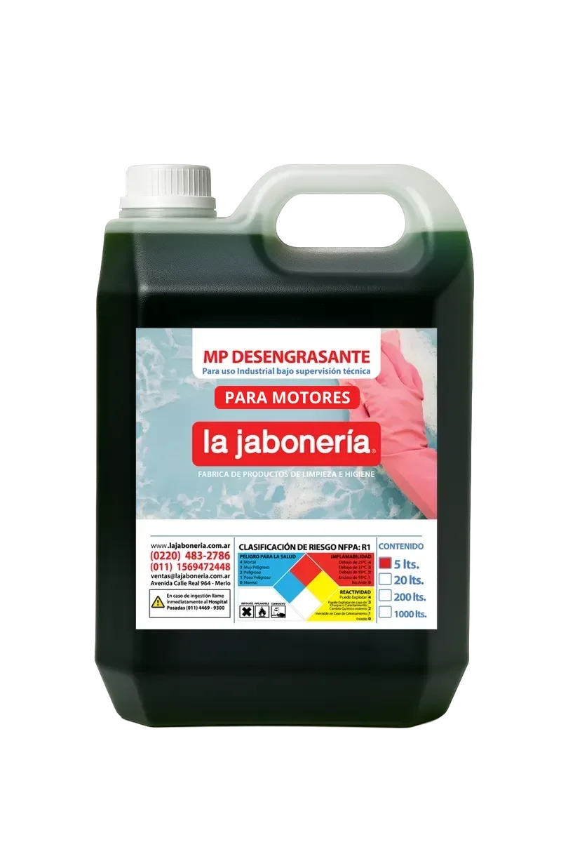 Desengrasante para motores — Línea Automotor · La Jabonería