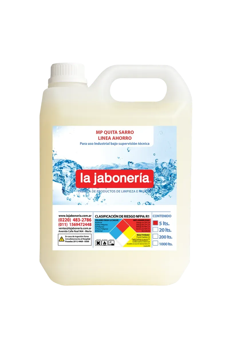 Quita Sarro Línea Ahorro — Limpieza · La Jabonería