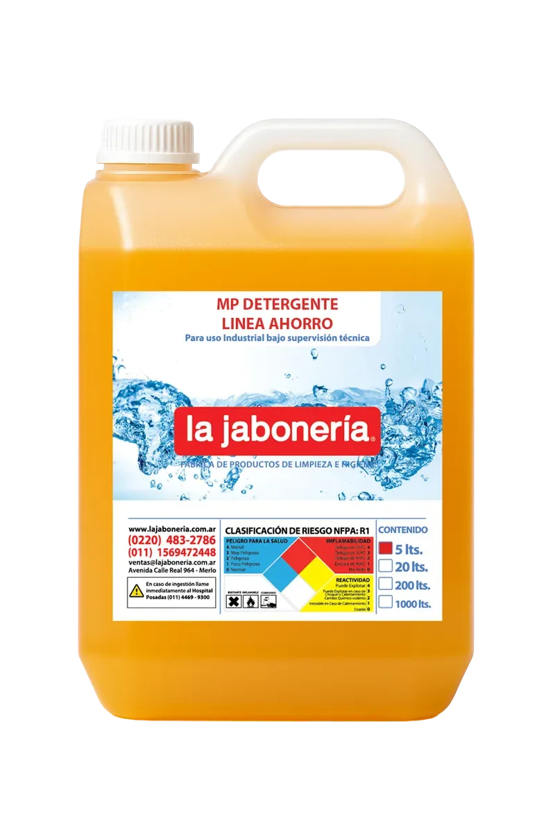 Detergente Línea Ahorro — Lavado de Vajilla · La Jabonería